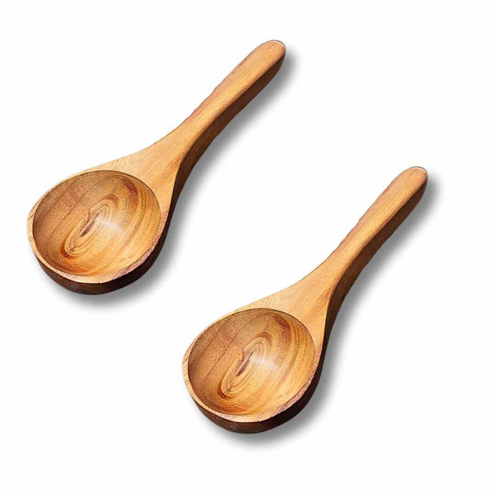 Neem Wood Small Ladel for Soup Set of 2