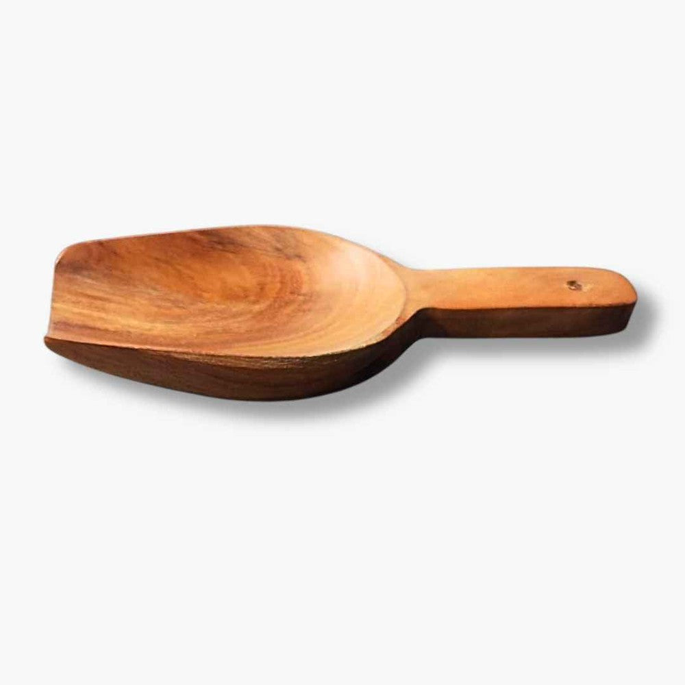 Neem Wood Grocery Scoop Set of 2