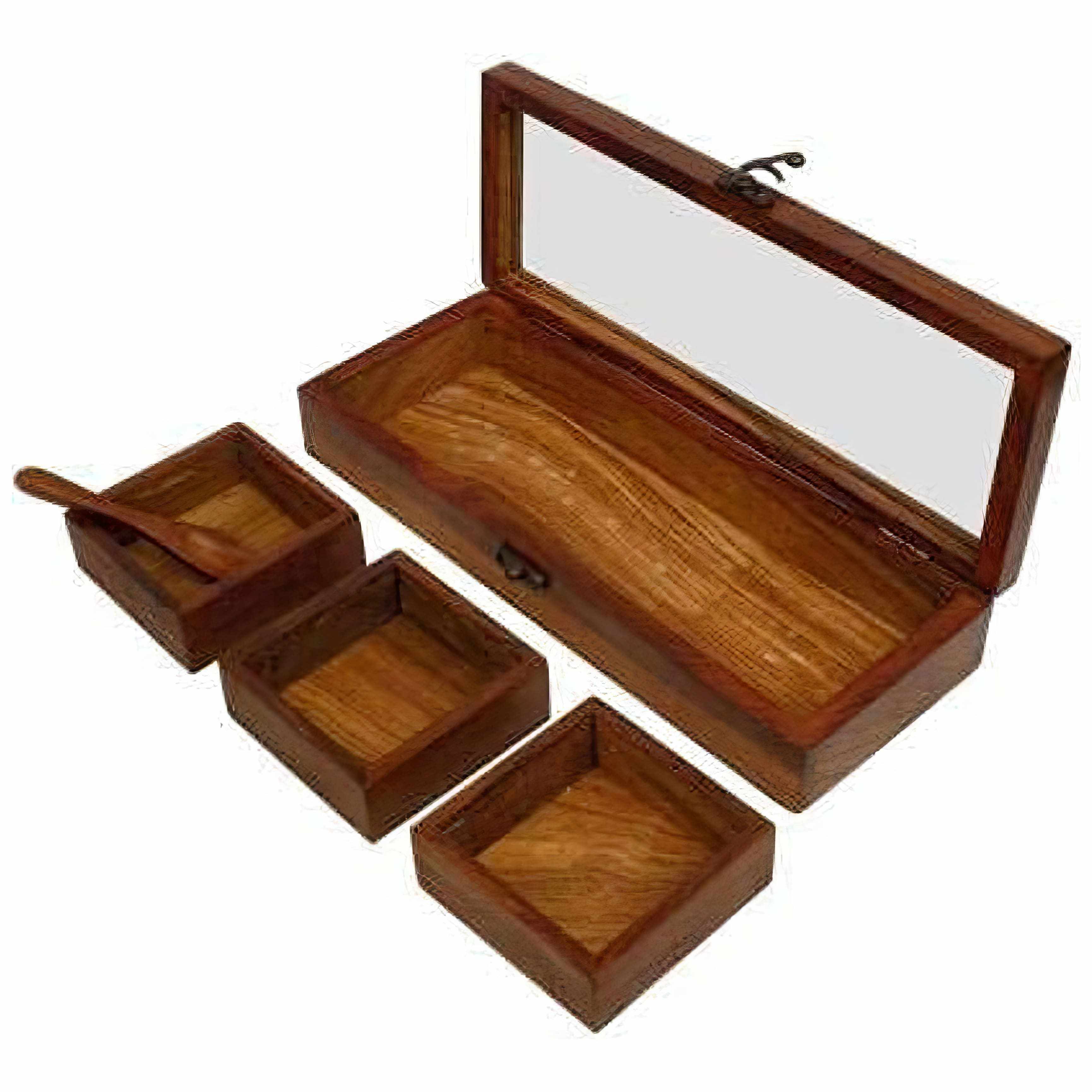 Wooden Masala Box Spice Container