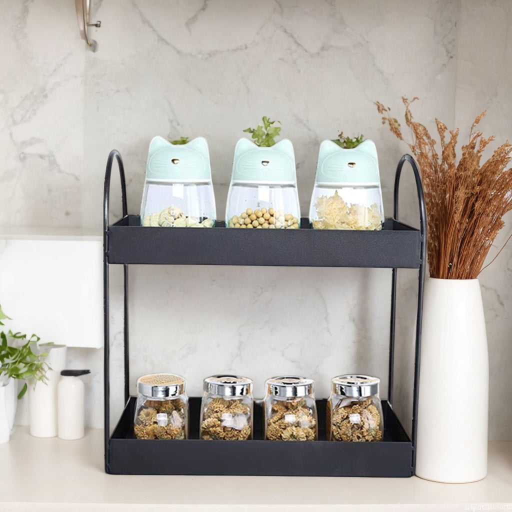 Metal 2-Tier Countertop Organizer