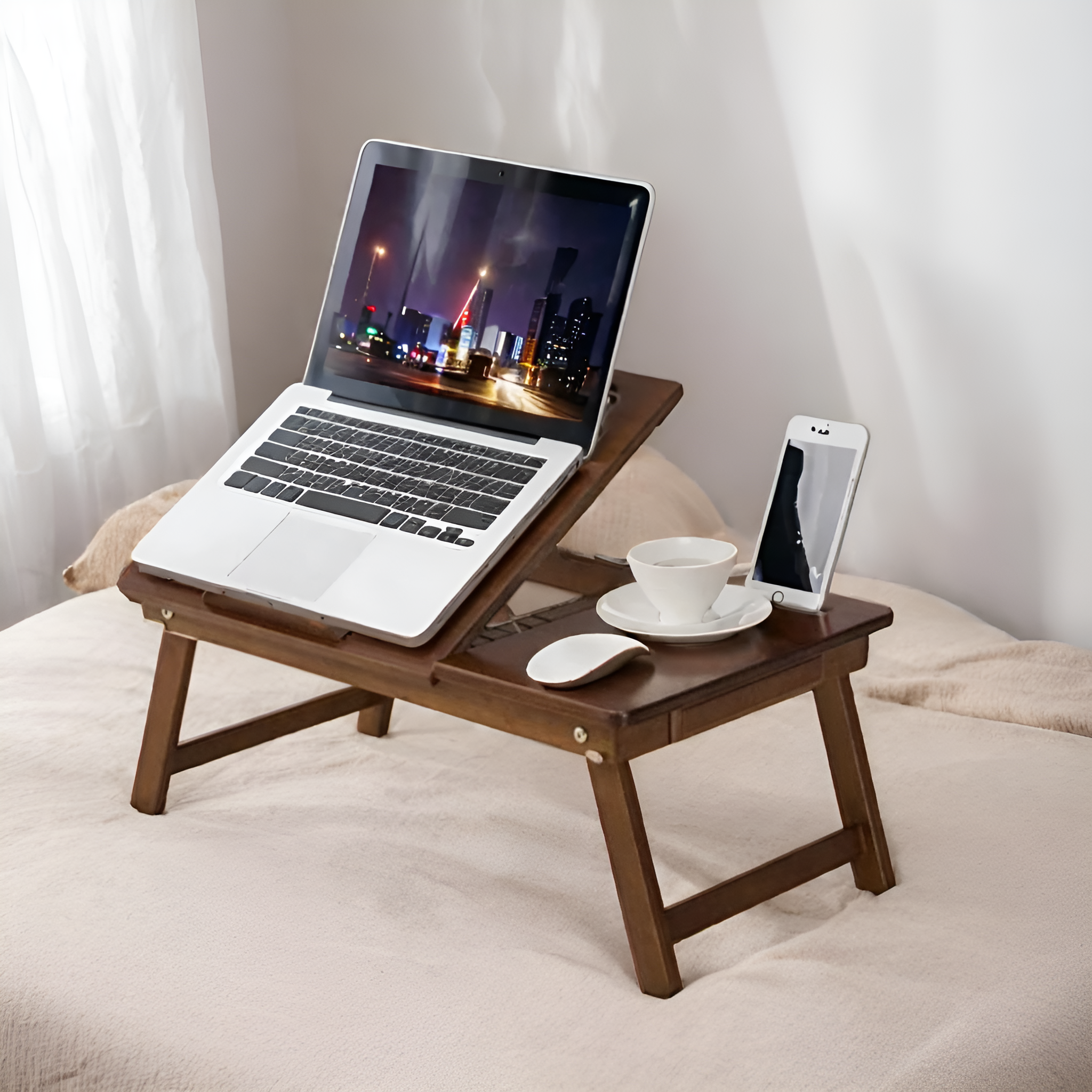 Wooden Foldable Laptop Table