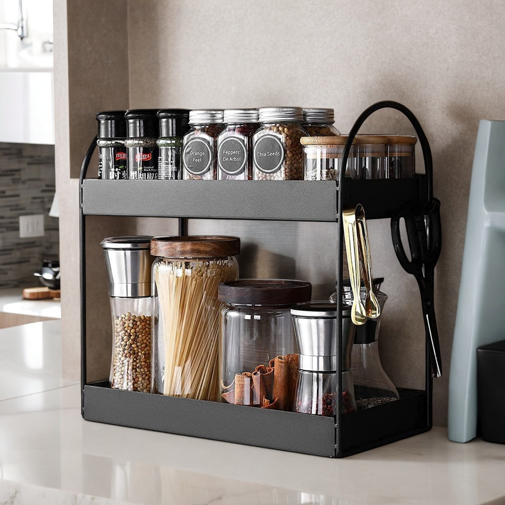 Metal 2-Tier Countertop Organizer