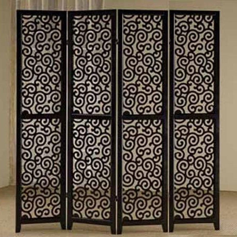 Wooden Handmade Room Divider Partitions for Living Room 4 Panels