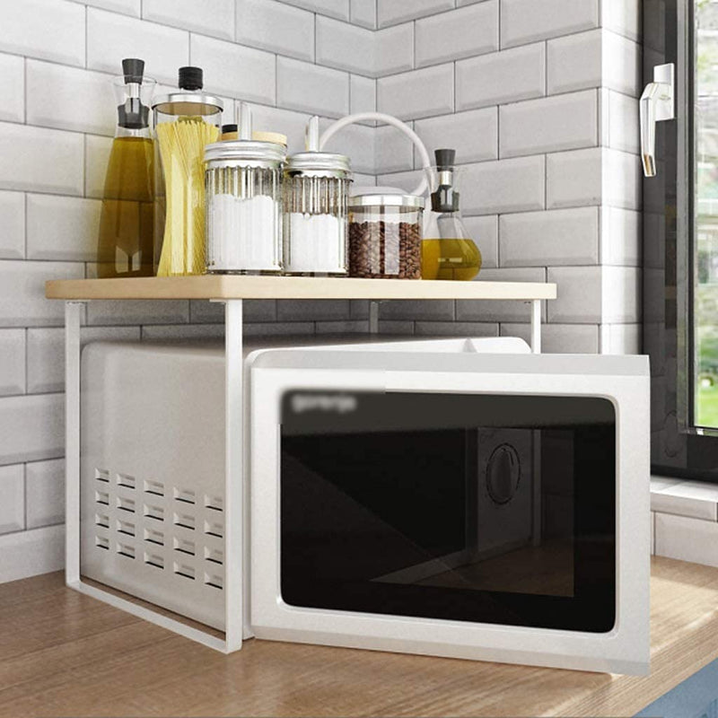 Microwave Oven Shelf Counter top Cabinet Storage Organizer