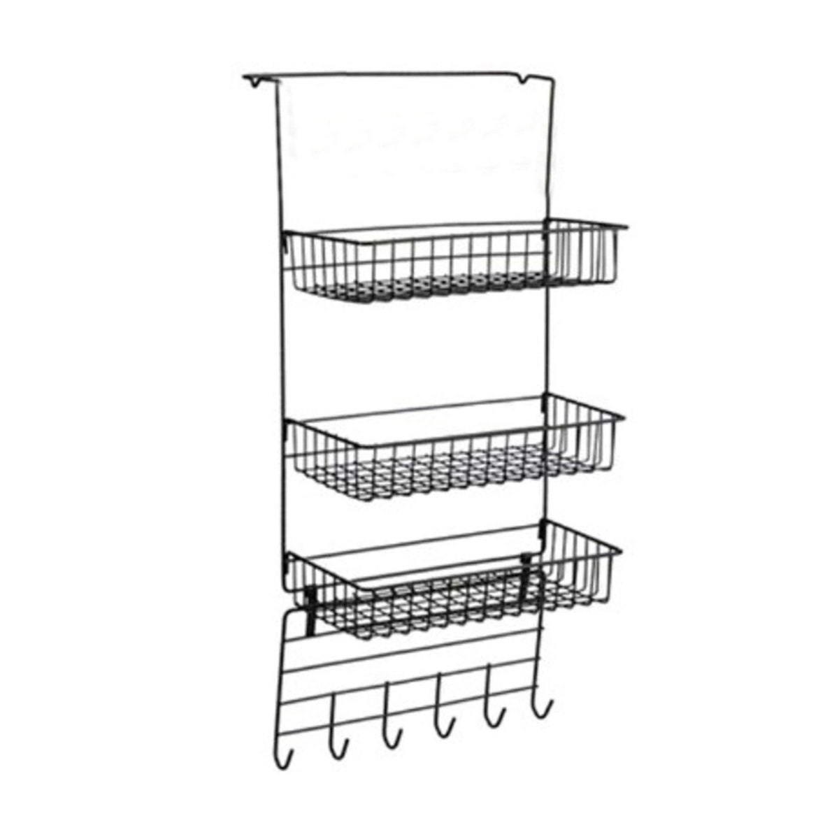 Detachable Refrigerator Broadside Shelf Fridge Hanging Spice Jars Rack Holder - Decorlay