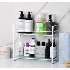 Double Decker Metal Kitchen Storage Rack – Decorlay