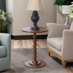 Wooden Round Side Coffee Table