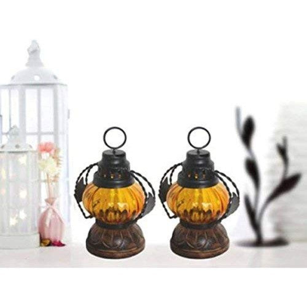 Hand carved decorative lamp and hanging lantern 14x6x6cm,