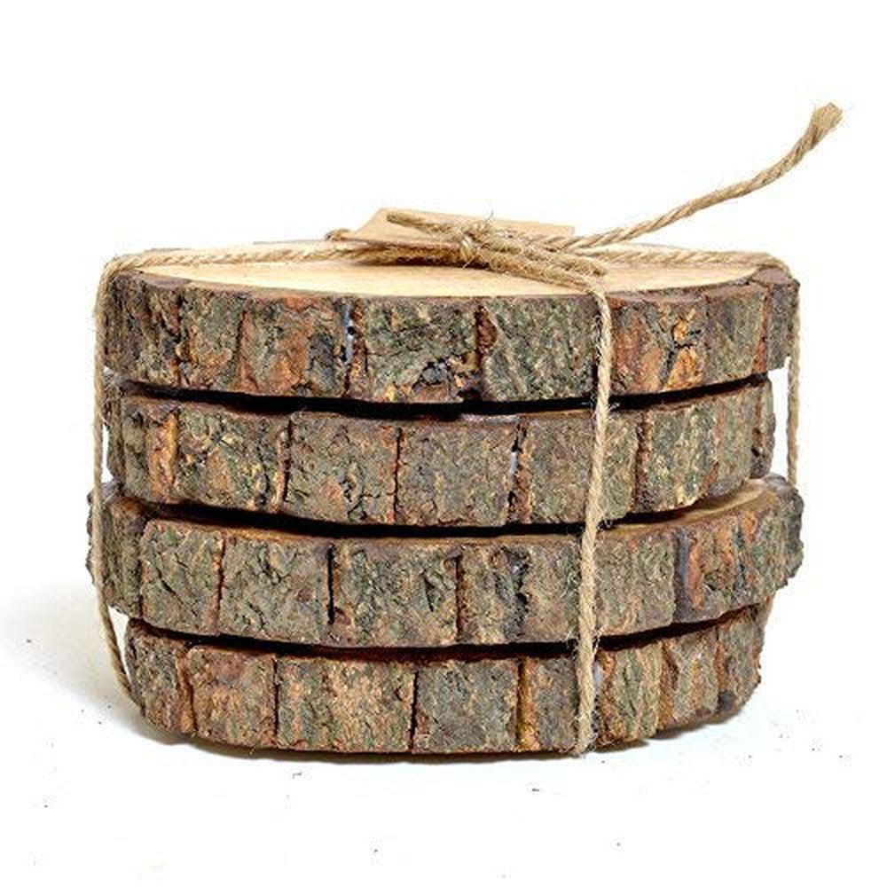 Handcrafted Wooden Tea Coaster Set Decorative Coaster (Set of 4) - Decorlay