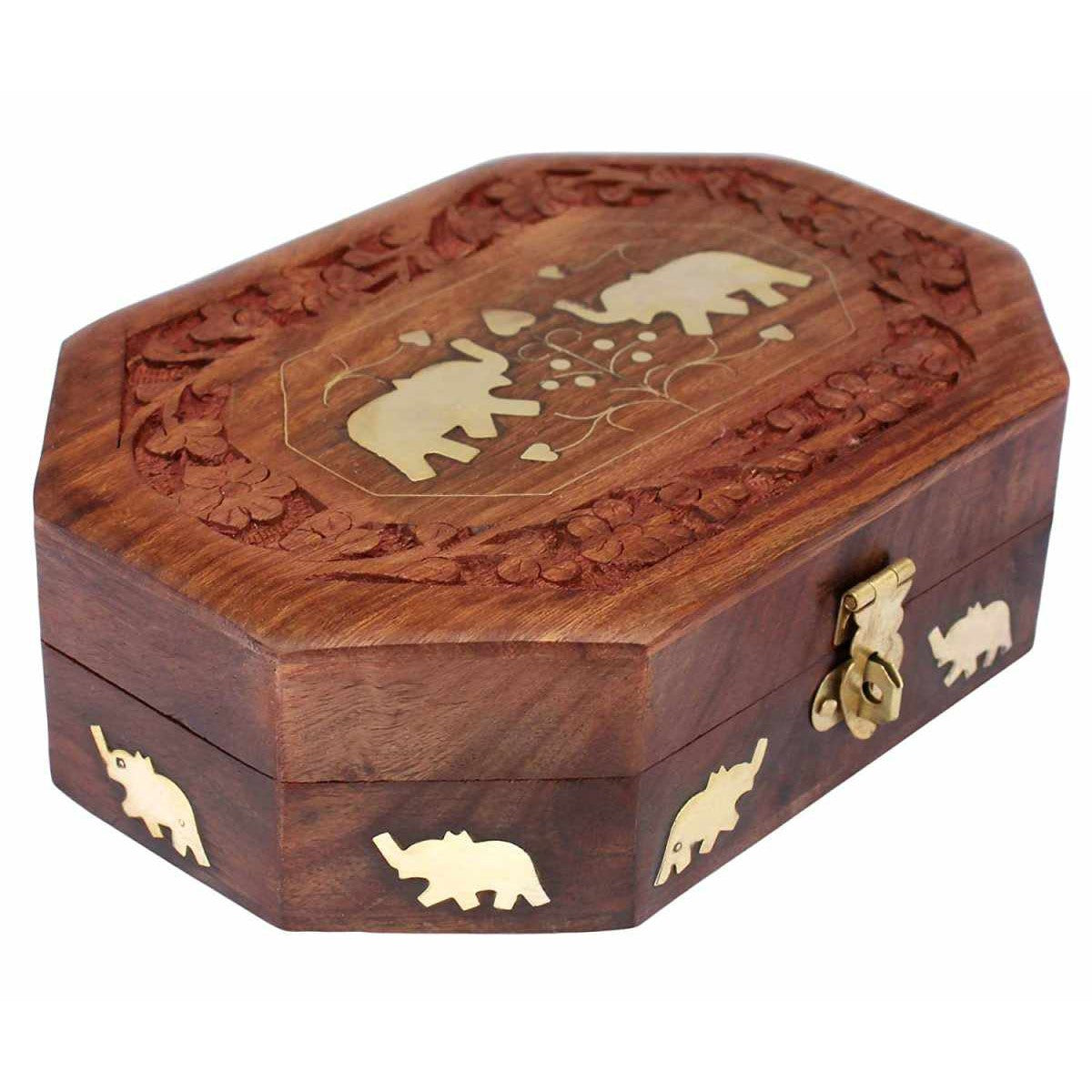 Handmade Wooden Jewellery Box for Women Jewel Organizer - Decorlay