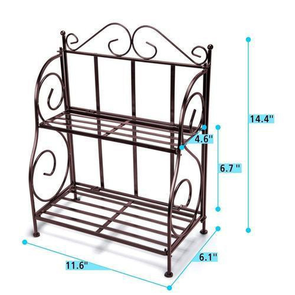 Kitchen Spice Rack, Foldable Rack For Storage Organization - Decorlay