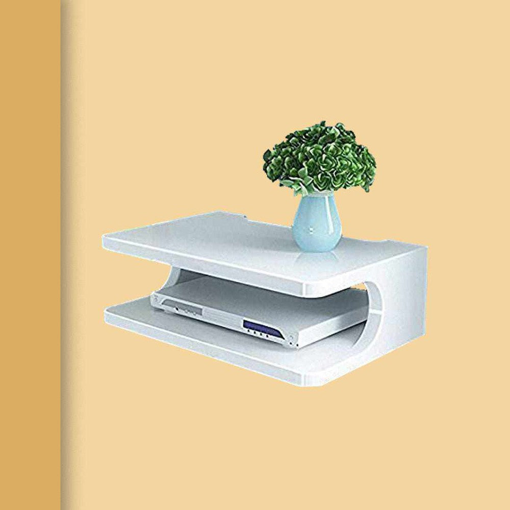 MDF Set top box holder Wall Mounted Shelf 25x21x 10 cm - Decorlay