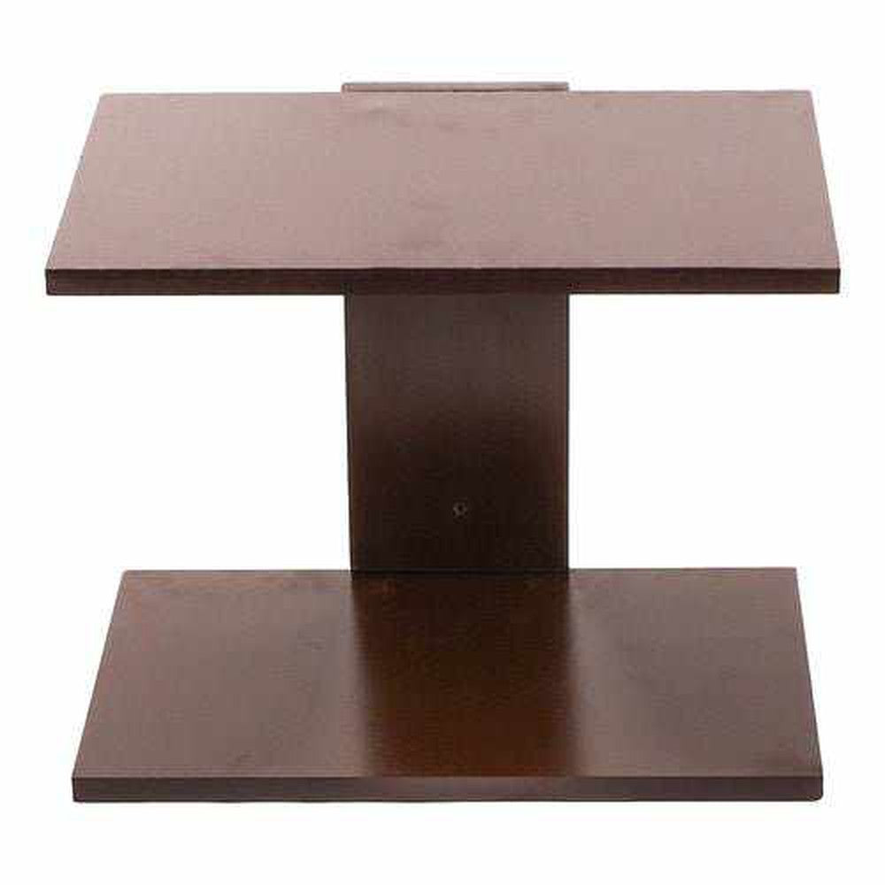 MDF Wooden Wall Mounted Shelf (37x20x24 cm, Brown) - Decorlay