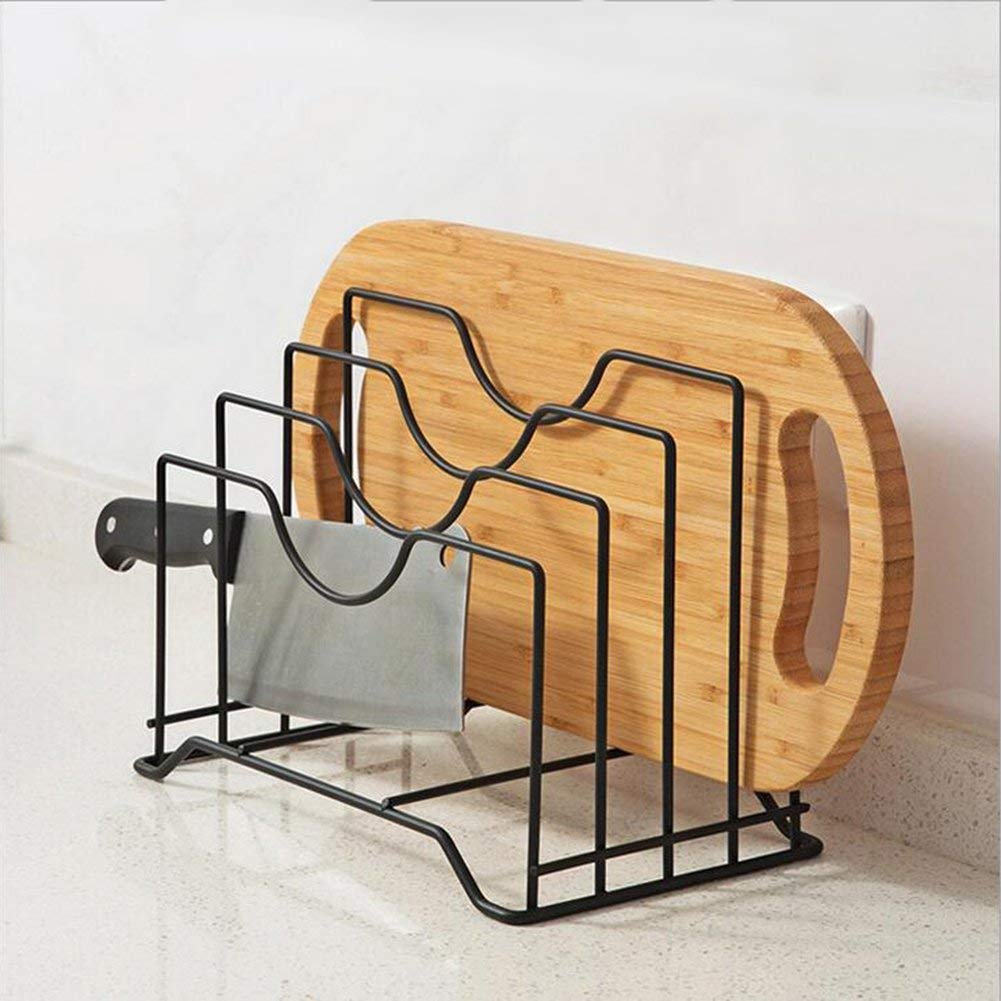 Multi-functional Plate Rack, Lid Holder Utensil Rack for Kitchen - Decorlay