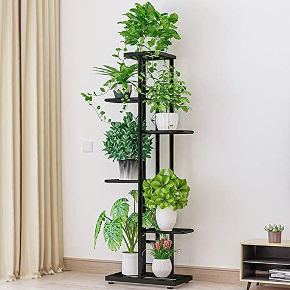 Multi-Tiered Flower Pot Stand Indoor 6 Layer Tier Flower Pot Shelf for Living Room - Decorlay