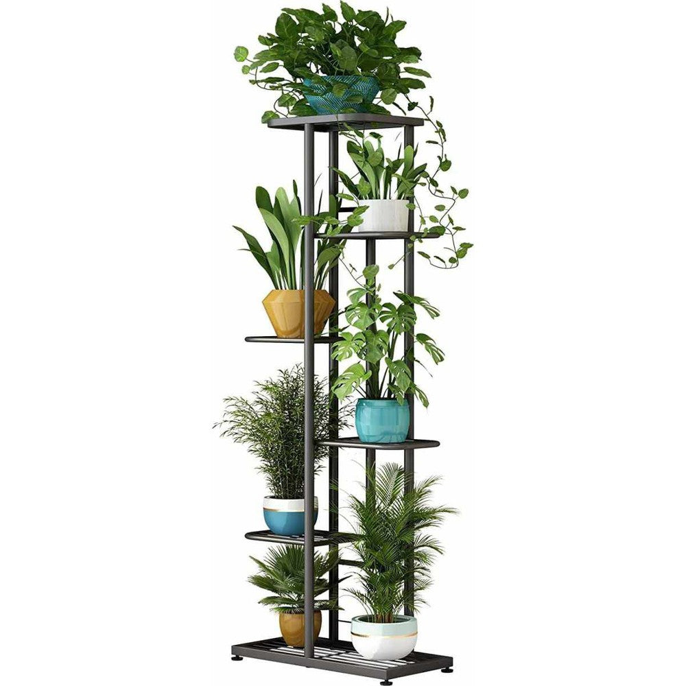 Multi-Tiered Flower Pot Stand Indoor 6 Layer Tier Flower Pot Shelf for Living Room - Decorlay