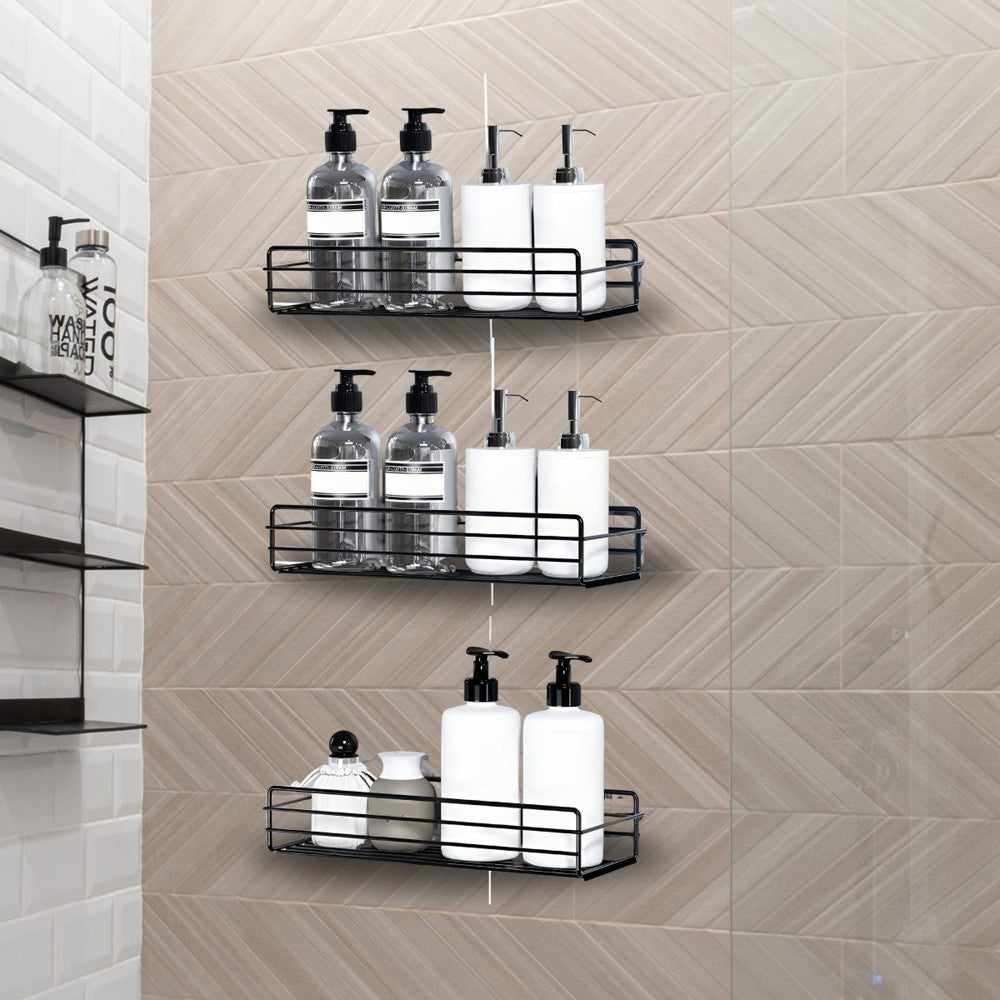 Multipurpose Kitchen / Bathroom Rack Wall Mounted Holder - Decorlay