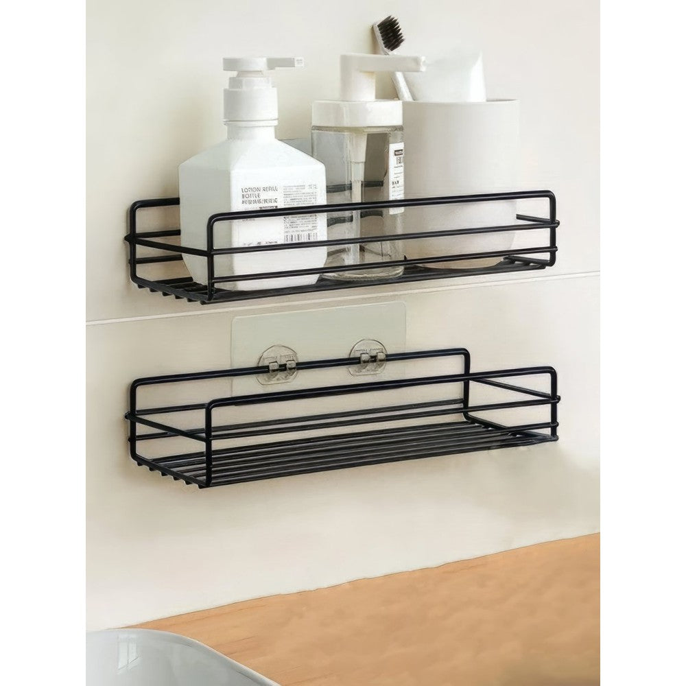 Multipurpose Kitchen / Bathroom Rack Wall Mounted Holder - Decorlay