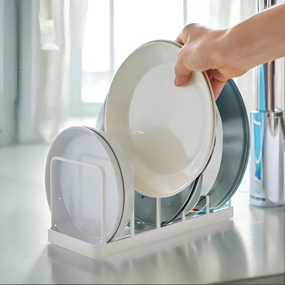 Multipurpose Kitchen Plate Stand Dish Utensils Holder - Decorlay
