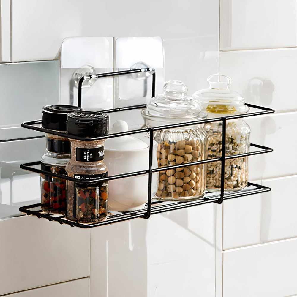 Multipurpose Wall Hanging Shelf With Self-Adhesive Sticker – Decorlay