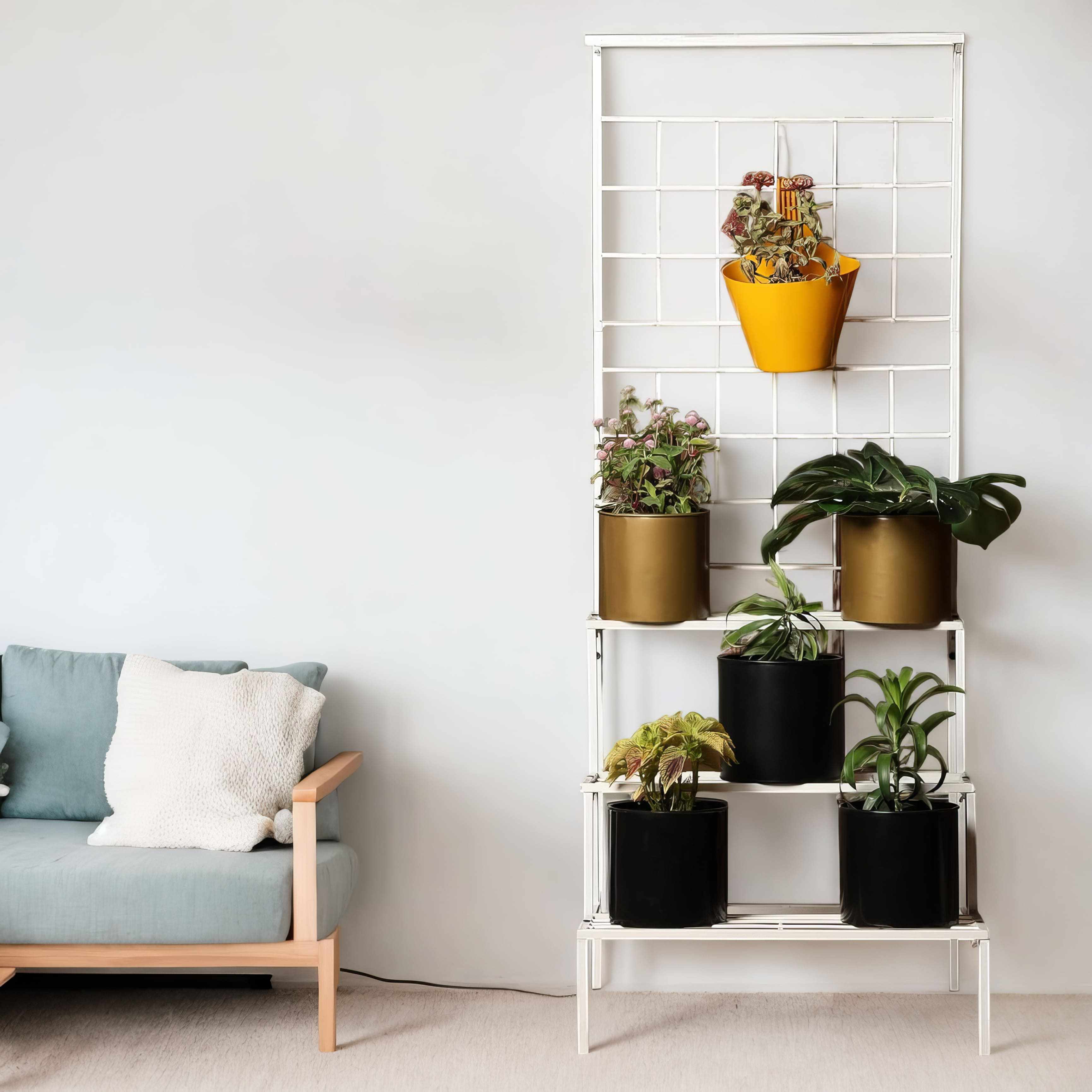 3-Tier Plant Stand Rack, Hanging Flower Pot Holder