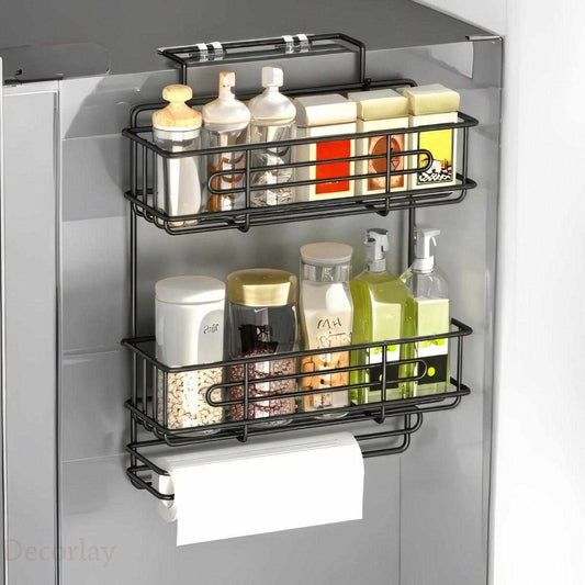 Tier Refrigerator Spice Rack Magnetic Spice Rack For Refrigerator