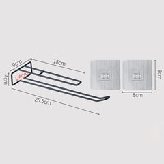 Self Adhesive Kitchen Accessories Stand 3 in 1 Wall Mounted - Decorlay