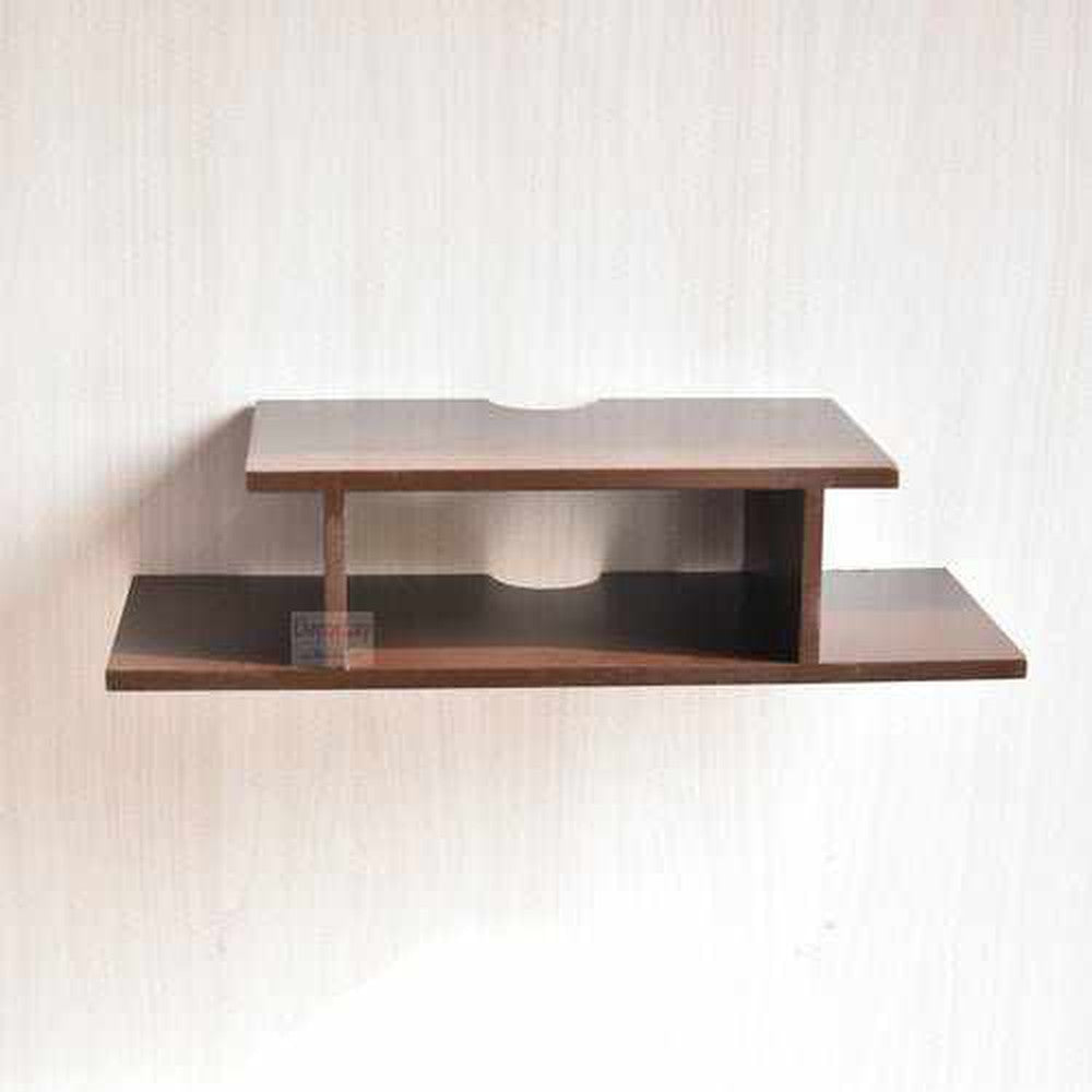 Set Top Box Holder Stand Wall Mounted Floating Shelf 24 x 8 x 4.5 inches - Decorlay