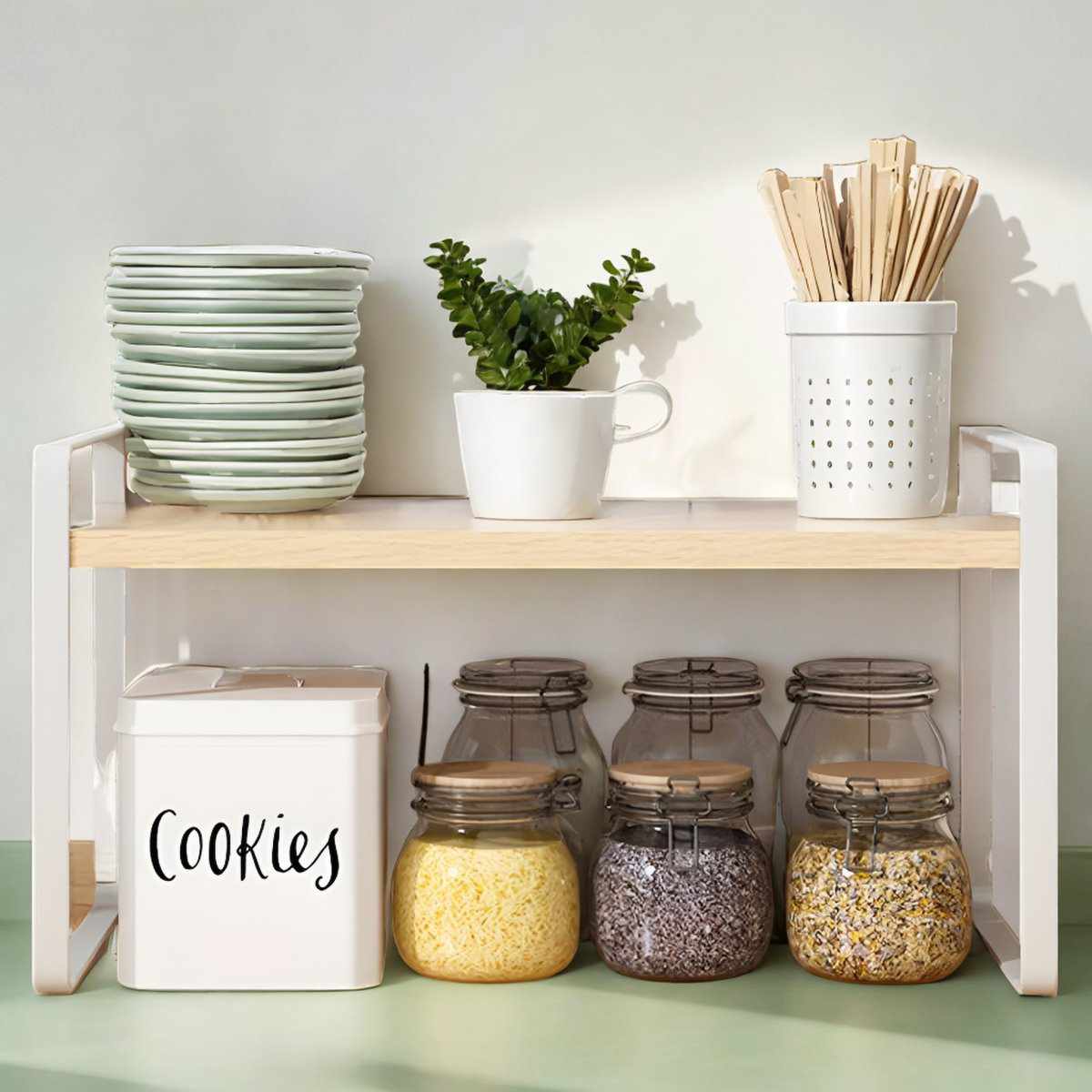 Space Saving Counter-Top Organizer