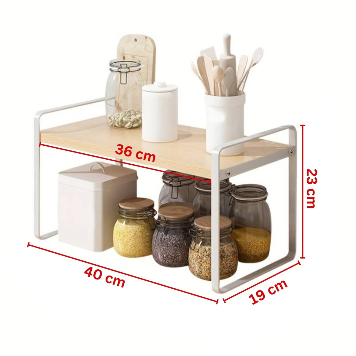 Space Saving Counter-Top Organizer