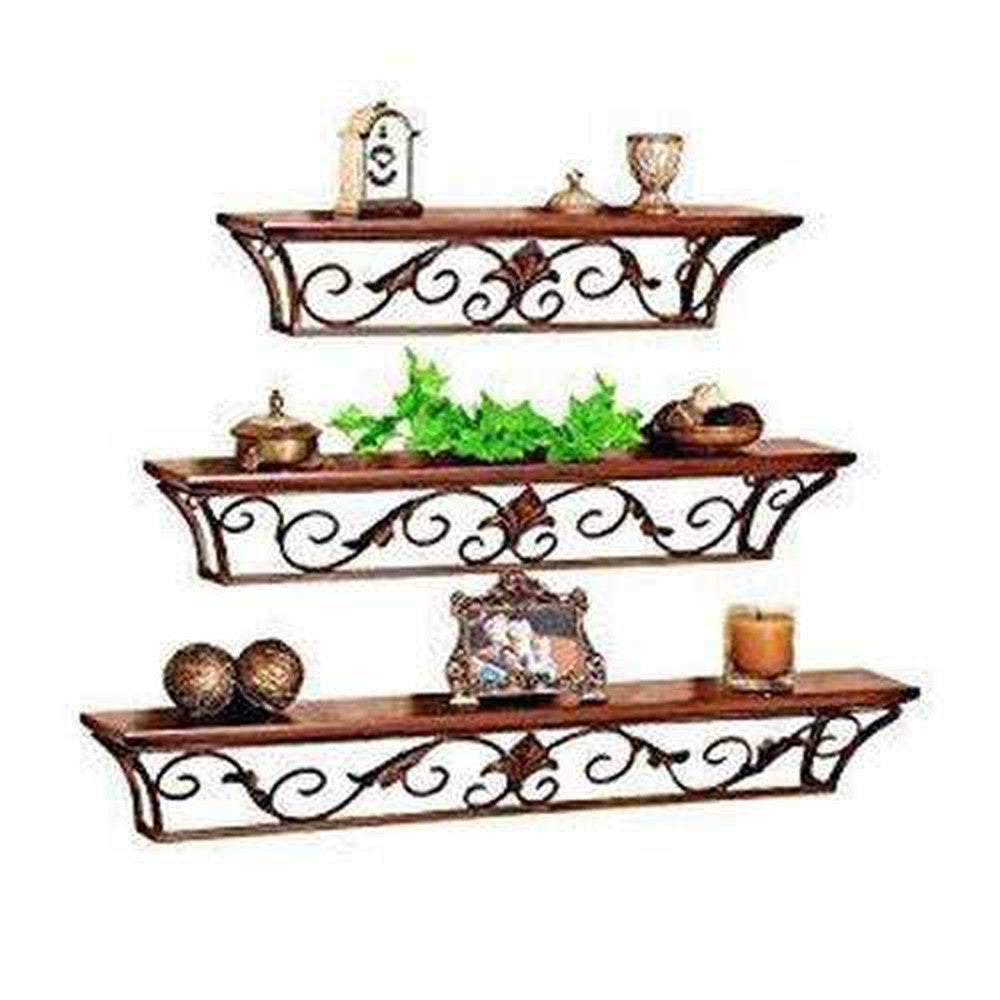 Space Saving hanging Wall Shelves Rack for Living Room - Decorlay