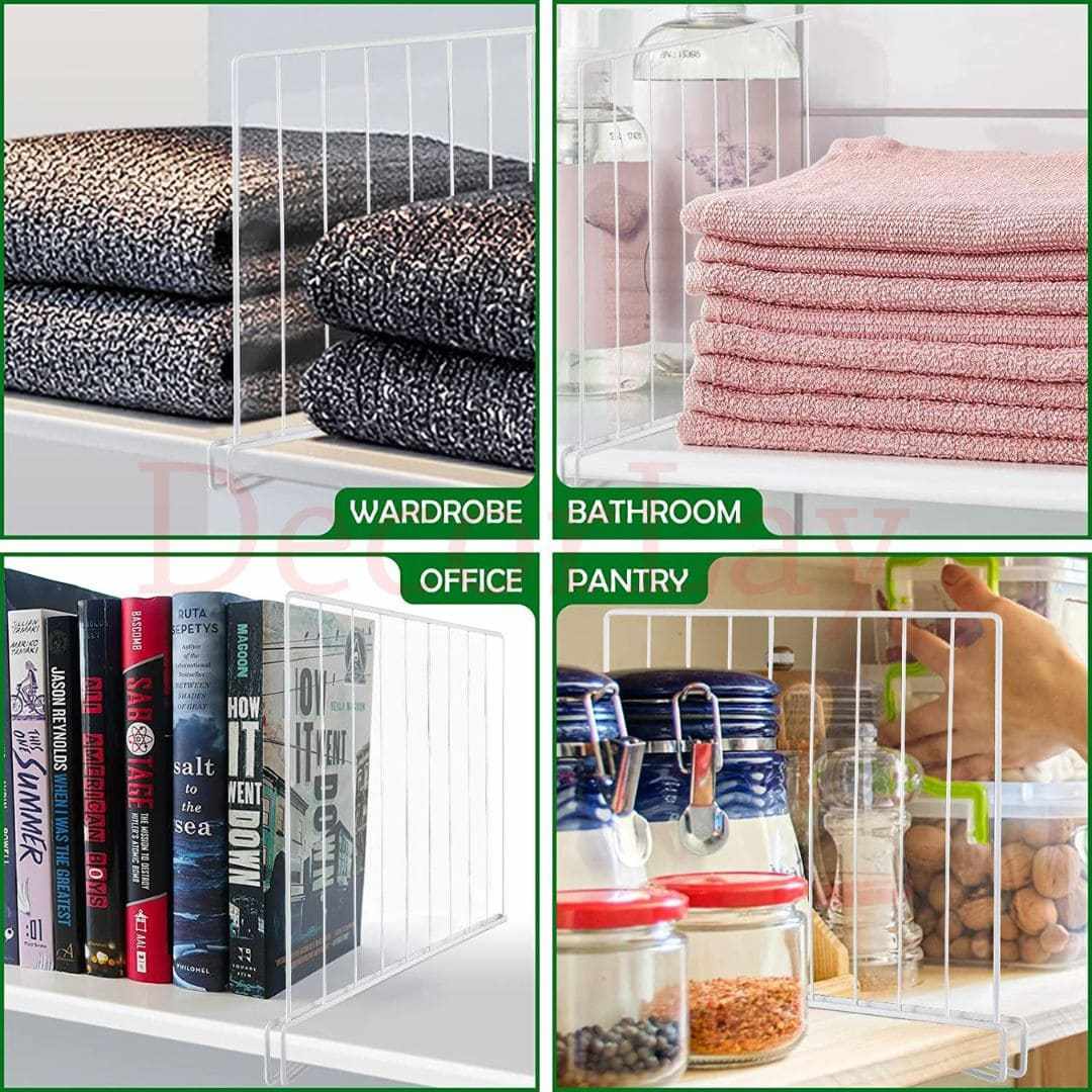 T-shirt Divider, Cloth Organizer Wardrobe Closet Separator - Decorlay