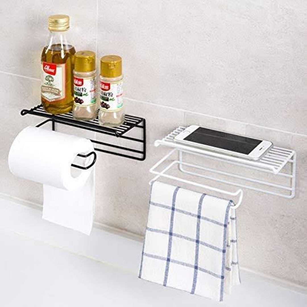 Toilet Paper Holder with Self Adhesive Sticker Bathroom - Decorlay