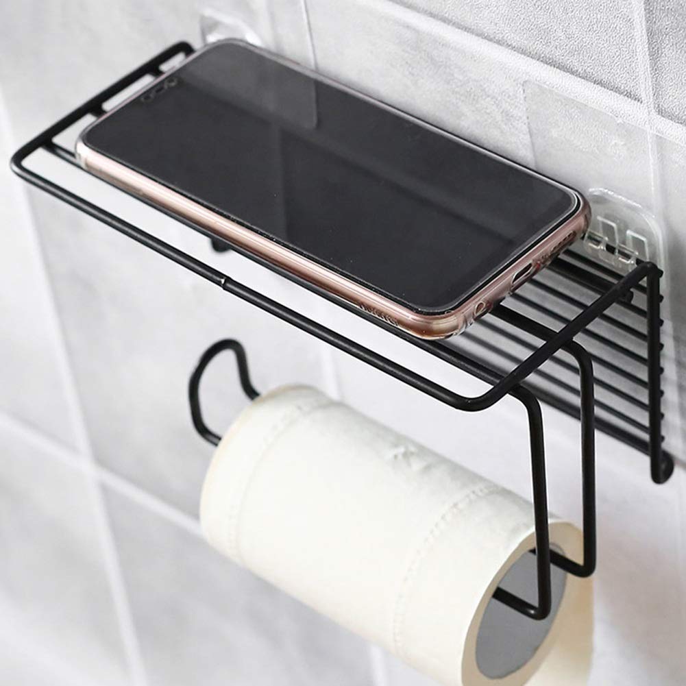 Toilet Paper Holder with Self Adhesive Sticker Bathroom - Decorlay