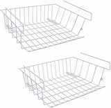 Under Cabinet Hanging Metal Wire Storage Wire Basket Organizer - Decorlay