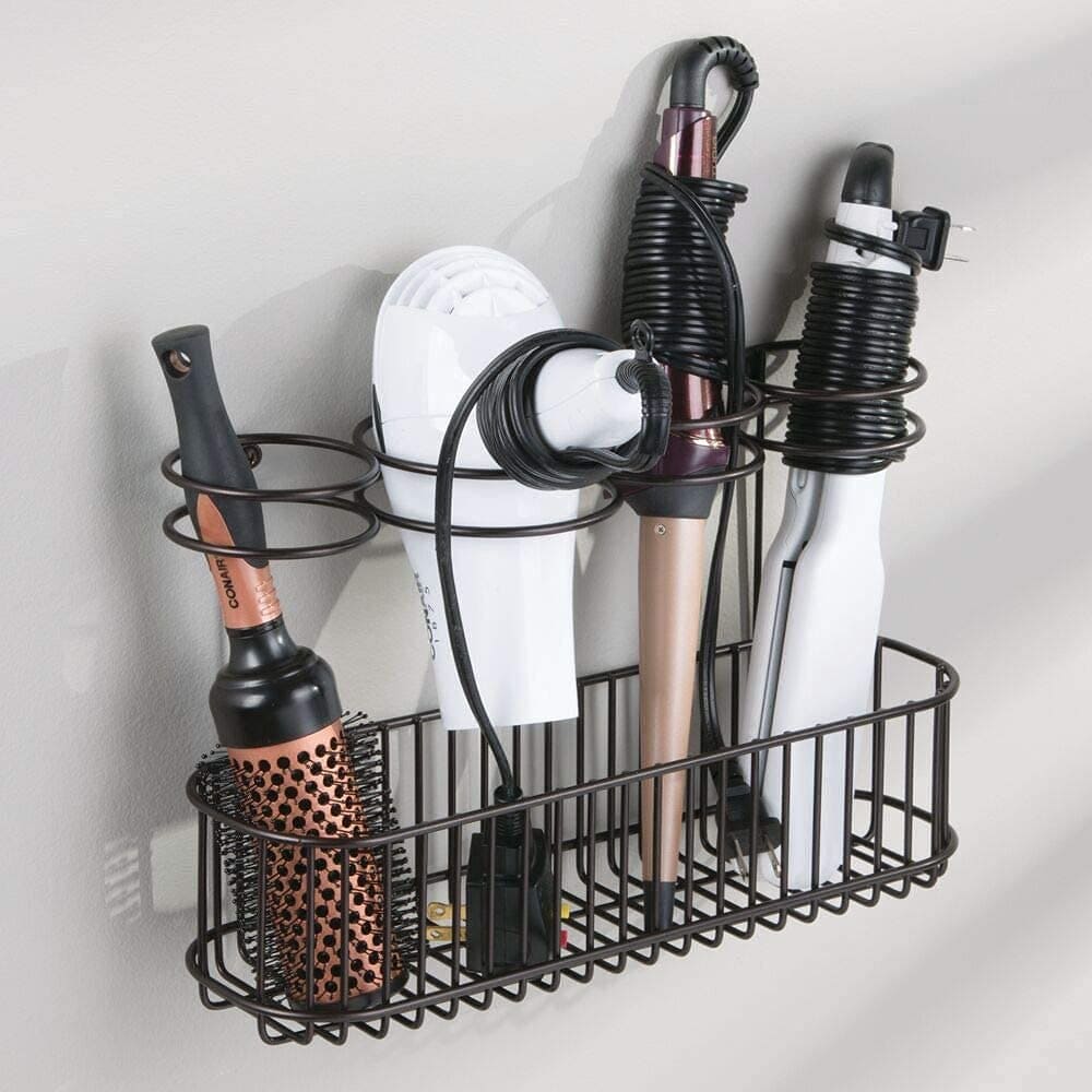 Wall Mounted Hair Dryer Organizer - Decorlay