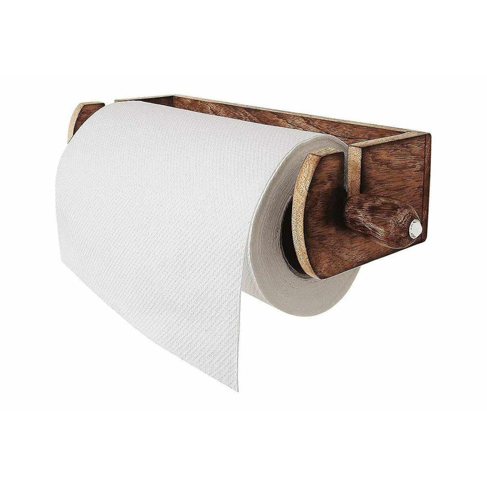 Wood Tissue Holder/Table Decoration Tissue Pumping Napkin Holder 27x11x9 cm - Decorlay