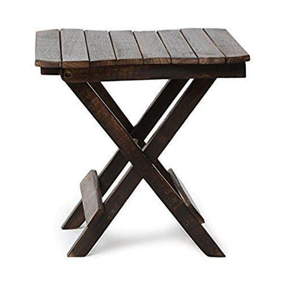 Wooden Handmade foldable Stool, Chair For Living Room 15x15x15 Inches