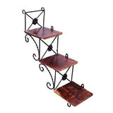 Wooden handmade space saving shelf 50*15*38 cm - Decorlay