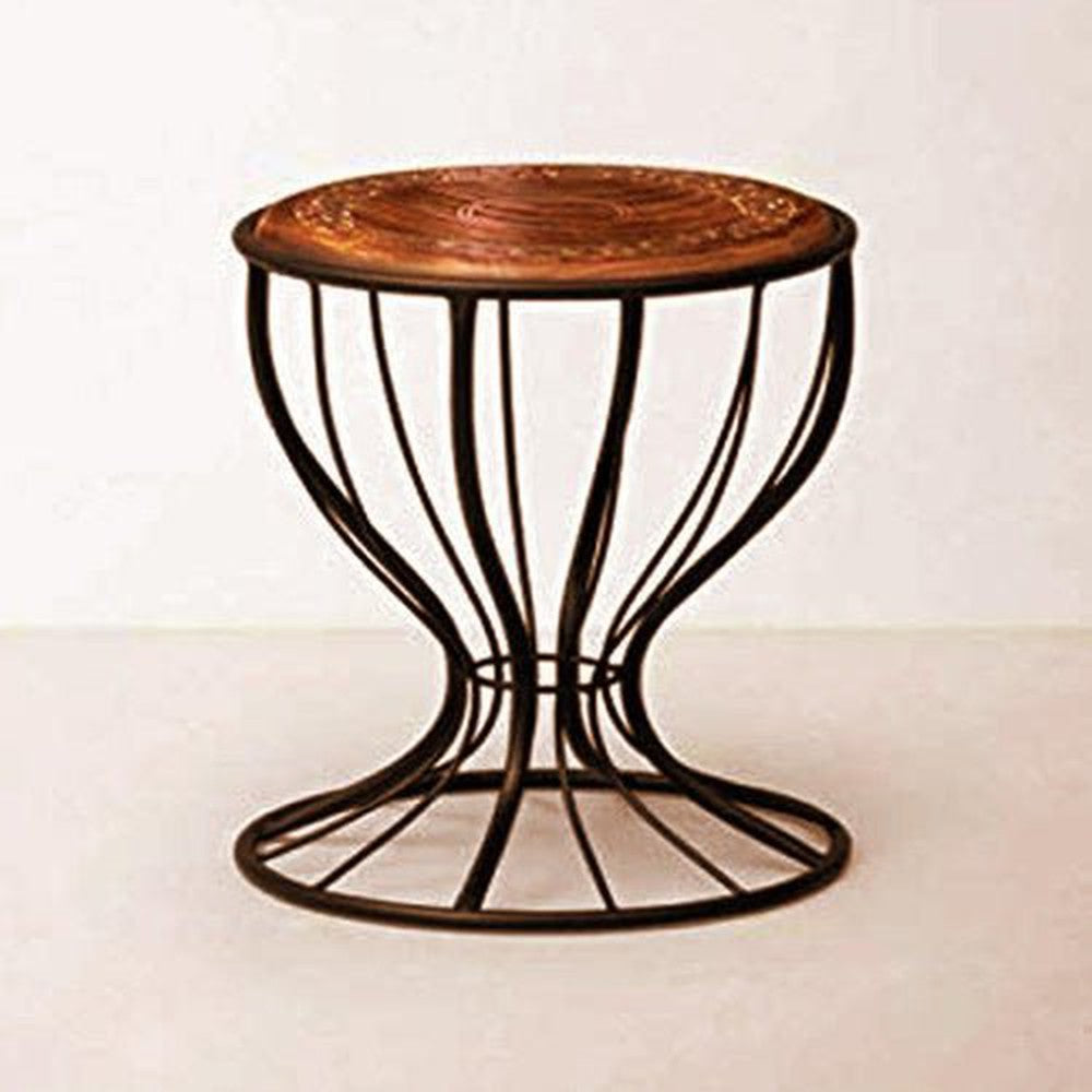 Wooden handmade unique style Table 30, Width - 30, Height - 40 cm - Decorlay