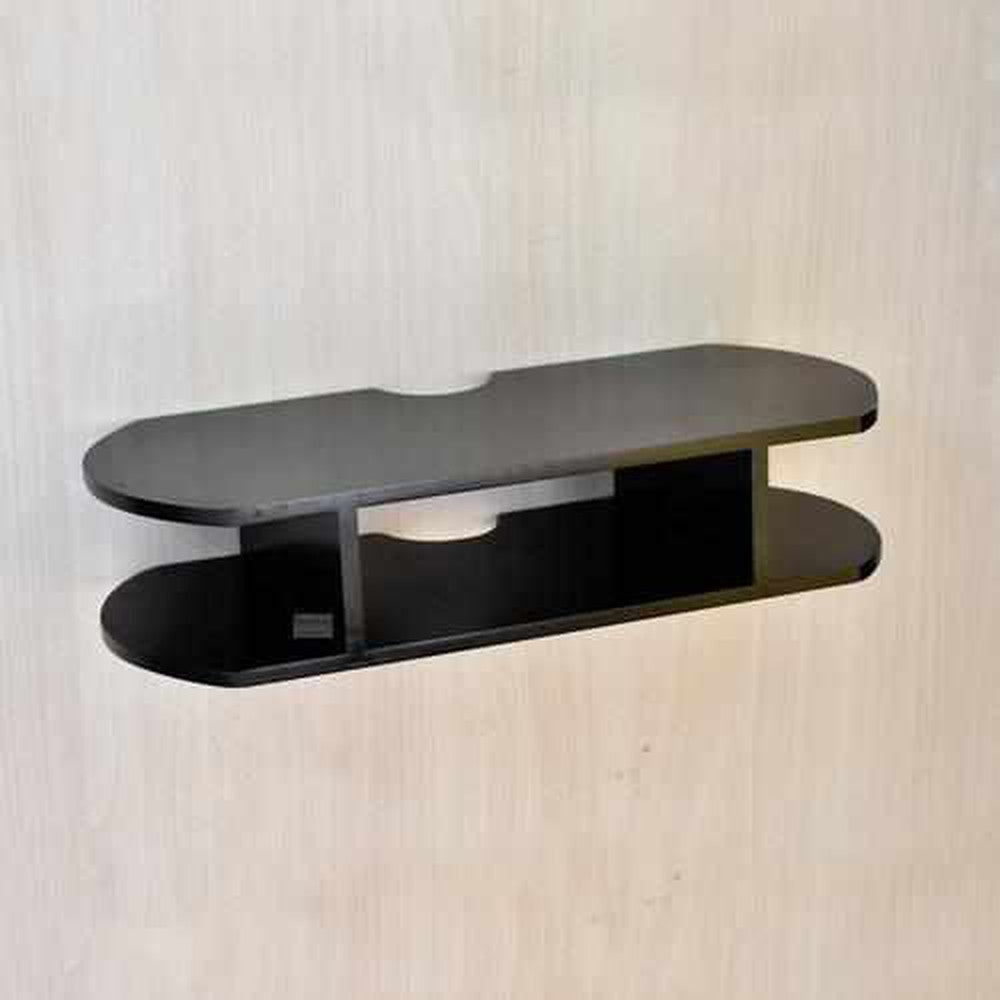 Wooden Wall Mount Set top Box Stand 24 x 8 x 4.5 inches - Decorlay