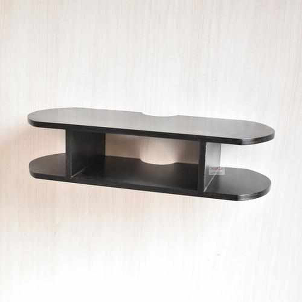 Wooden Wall Mount Set top Box Stand 24 x 8 x 4.5 inches - Decorlay