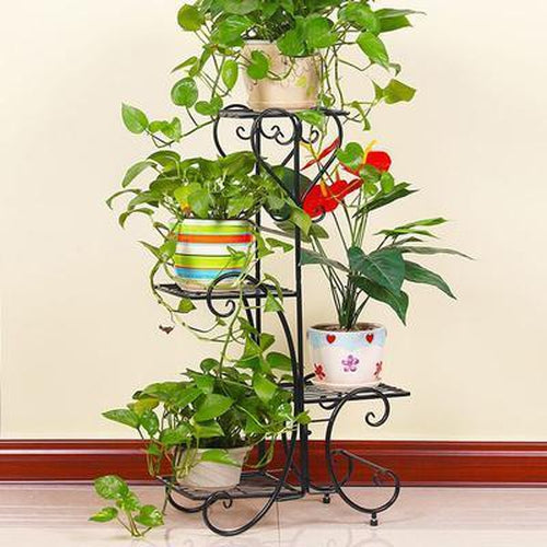 4 Tier Shelves Flower Holder Plant Stand Racks-Decorlay