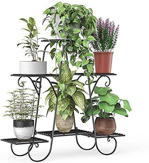 6-tier Plant Holder, Ideal for Home, Garden, Patio.-Decorlay