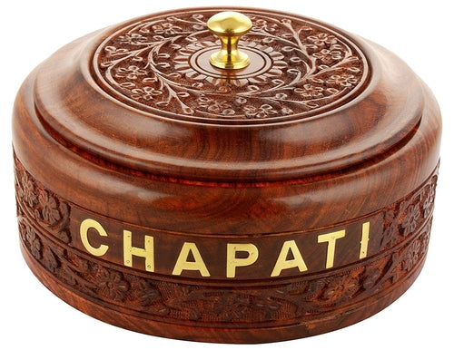 Kitchen Chapati Pot Serving Bowl with Lid for Chapatis-Decorlay