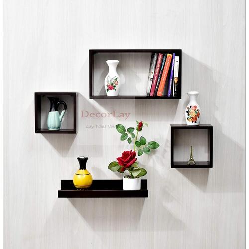 MDF Wall Shelves for Living Room Floating Rack-Decorlay