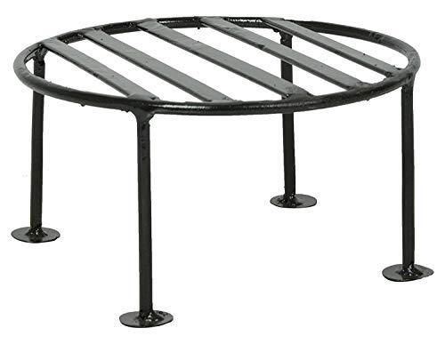 Metal Potted Plant Stand, Black-Decorlay
