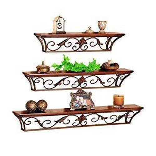 Space Saving hanging Wall Shelves Rack for Living Room-Decorlay