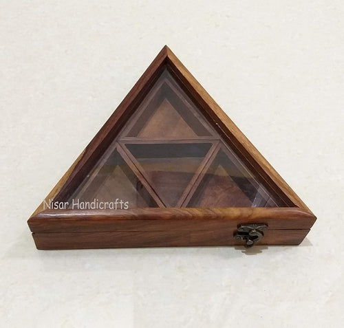 Wooden Handmade Masala box-Decorlay