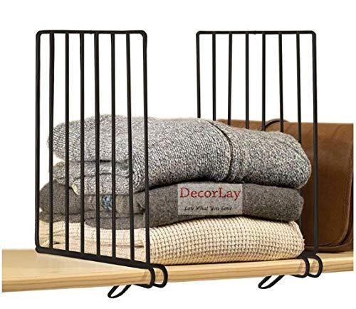 Wooden Racks Shelf Seperators/Partitions Shelf Divider-Decorlay